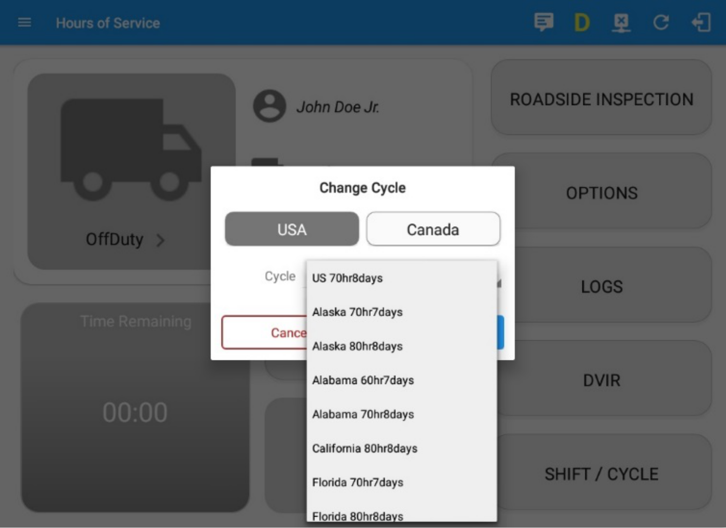 Hours of Service ELD by VisTracks